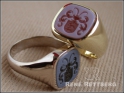 Siegelring Damen Gold