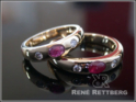 Bandring mit Rubin Cabochon