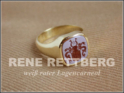 Damen Siegelring Gold 333, 585 und 750 