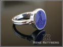 Damenring, schlanke Ringschiene