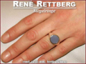 Siegelring 11 mm rund